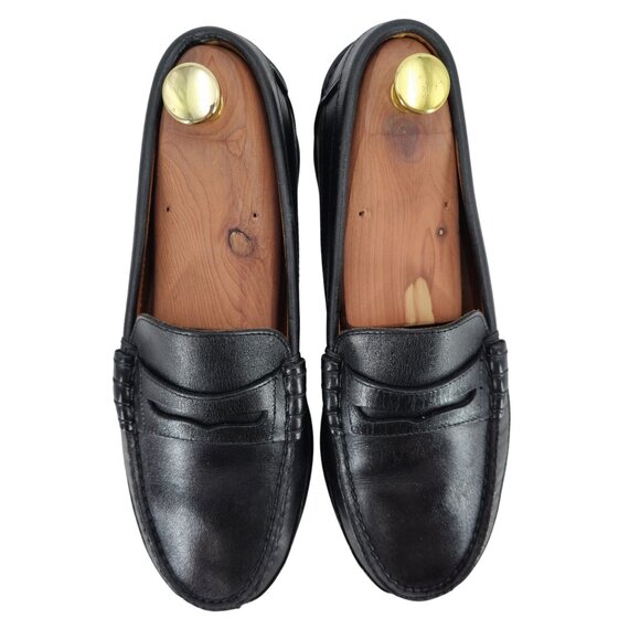 Mephisto Cap Vert Air Relax Mens size 6.5 Black Dress Casual Shoes Penny Loafers - Picture 2 of 10